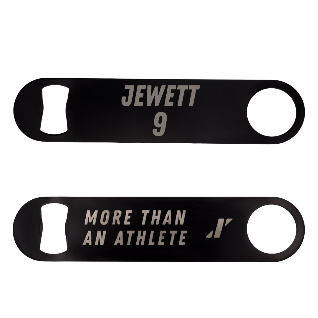 Worcester State University Baseball Black Bottle Opener - #9 Ryan Jewett