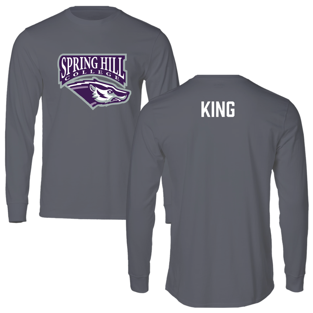 Spring Hill College TF and XC Dark Gray Long Sleeve - Kobe King