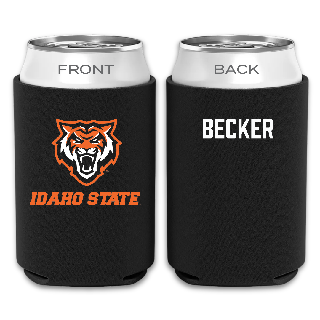 Idaho State University TF and XC Black Can Cooler - Anise Becker