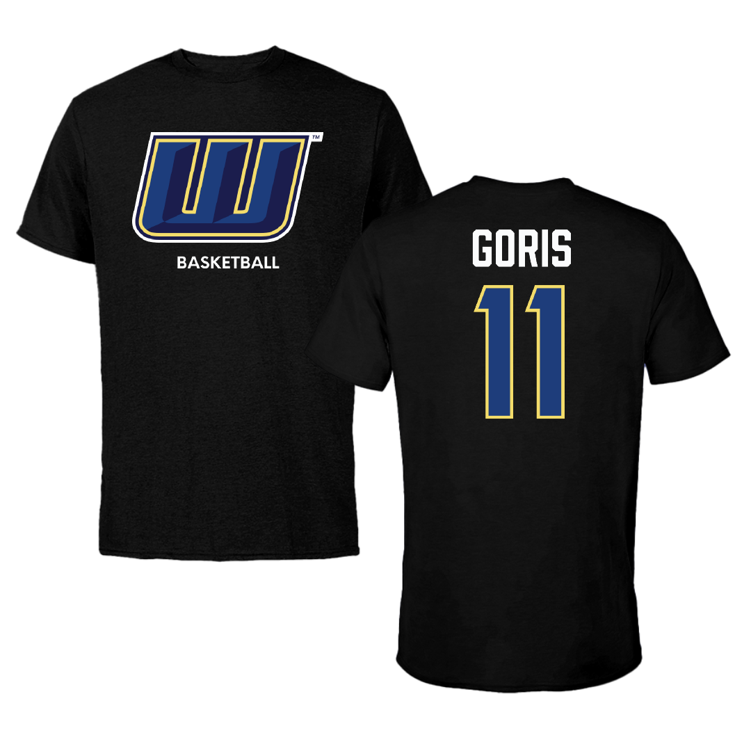 Worcester State University Basketball (M) Black Tee - #11 Brandon Goris