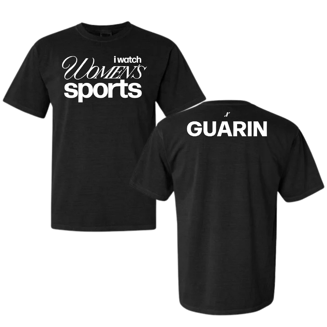 Metropolitan State University of Denver Tennis Black WHM Comfort Colors Tee - Monica Guarin