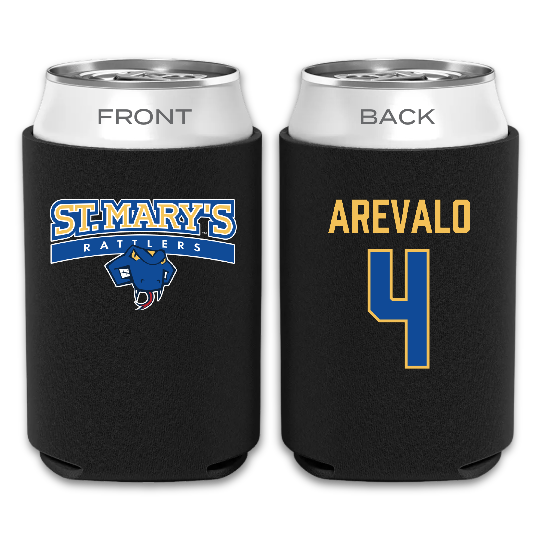 St. Mary's University (Texas) Softball Black Can Cooler - #4 Araceli Arevalo