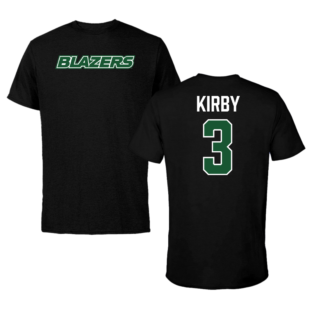 University of Alabama at Birmingham Softball Black Performance Tee - #3 Leigha Kirby