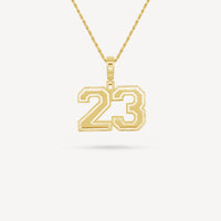 Gold Presidents Pendant and Chain - #23 Joshua Benton