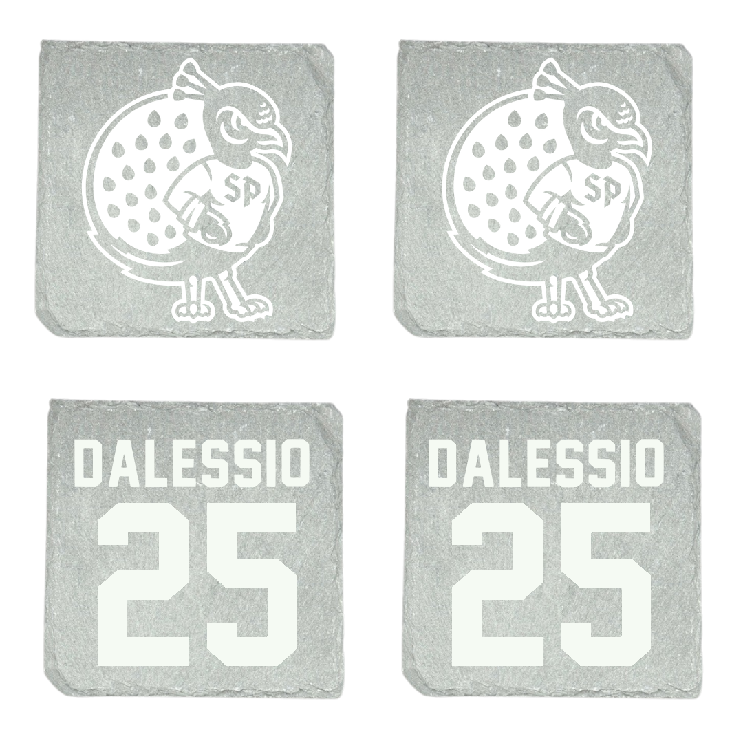 Saint Peter's University Baseball Stone Coaster (4 Pack)  - #25 Louis DAlessio