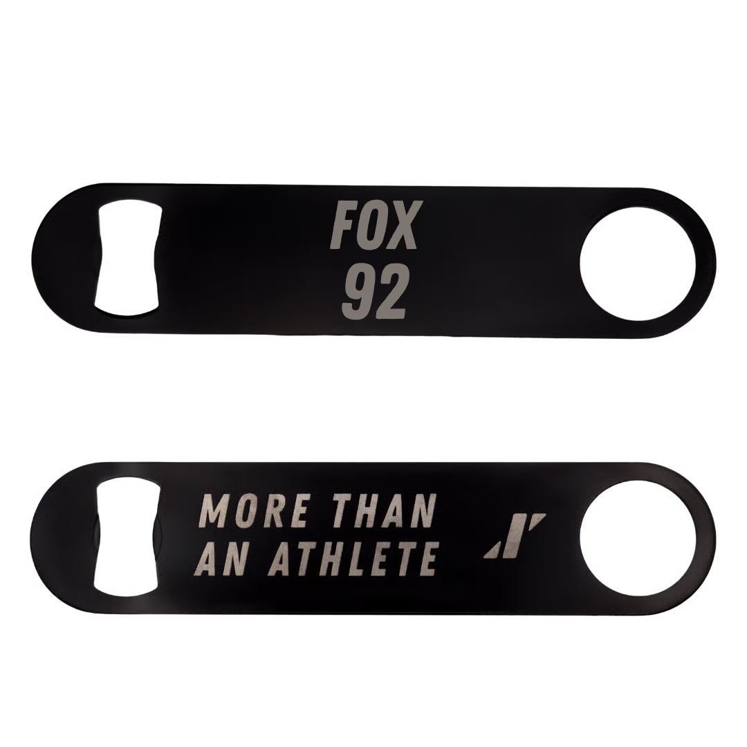 Football Black Bottle Opener - #92 Stevie Fox