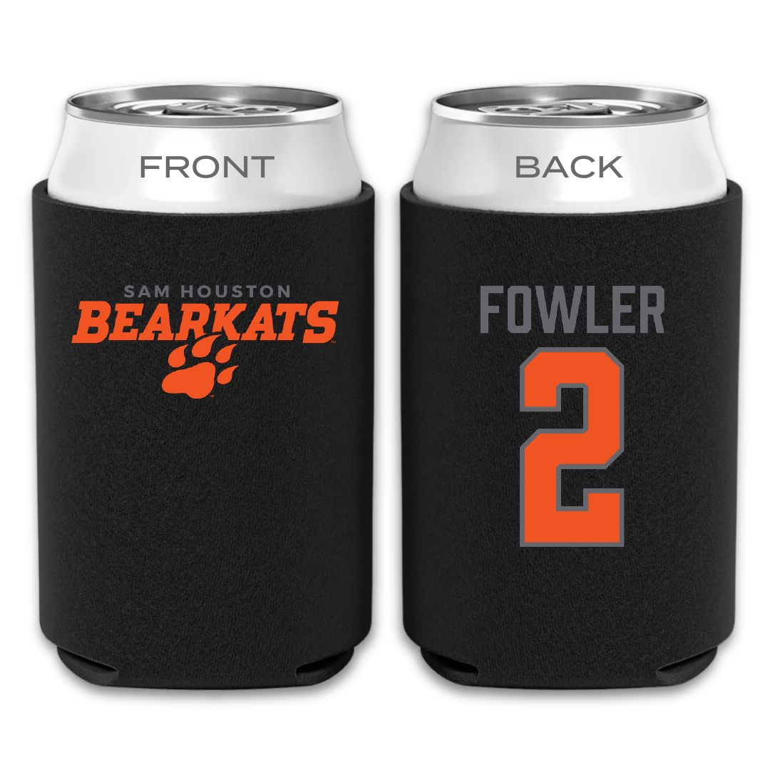 Sam Houston State University Volleyball Black Can Cooler - #2 Avery Fowler