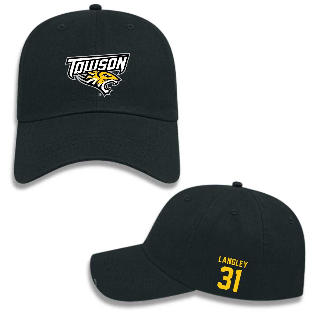 Towson University Basketball (W) Black Hat - #31 Aidan Langley