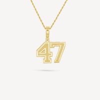 Gold Presidents Pendant and Chain - #47 Collier Ransom