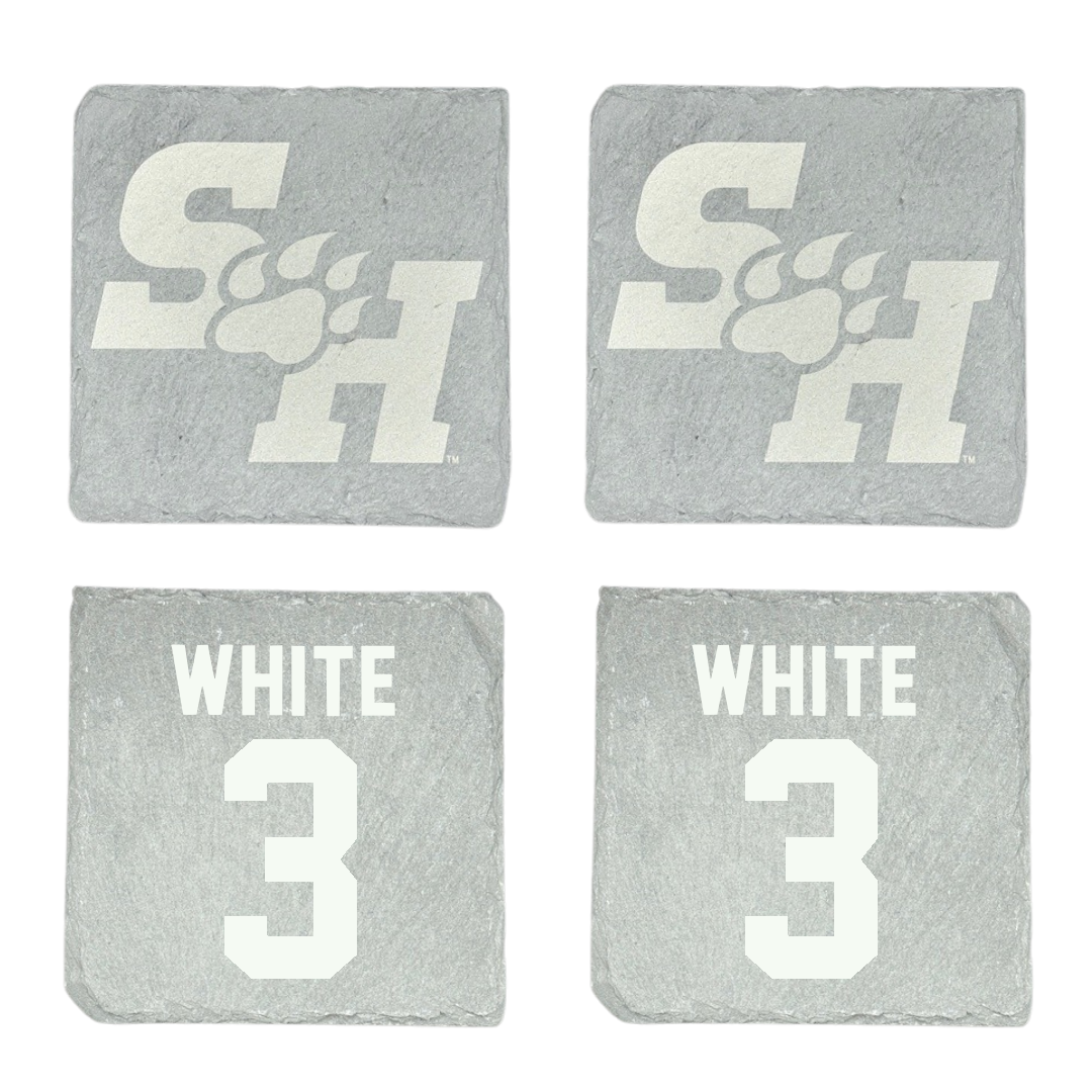Sam Houston State University Volleyball Stone Coaster (4 Pack)  - #3 Shaelin White