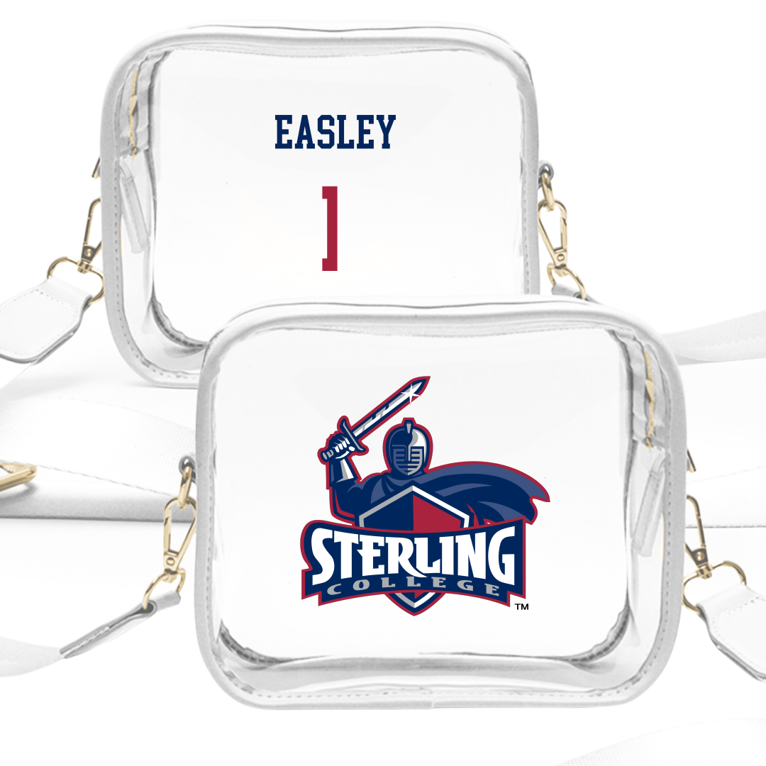 Sterling College Football White Clear Stadium Bag - #1 Jayeden Easley