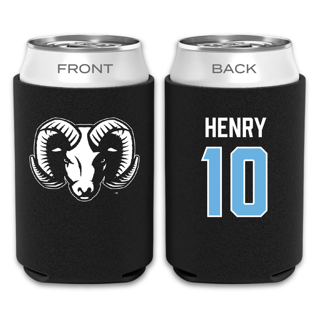 University of Rhode Island Lacrosse Black Can Cooler - #10 Sam Henry