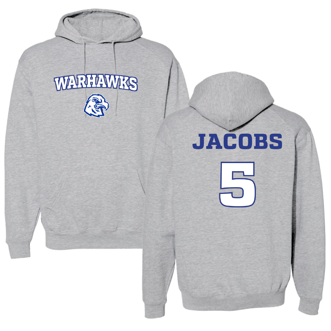 Calhoun Community College Softball Sport Gray Hoodie - #5 Tessa Jacobs