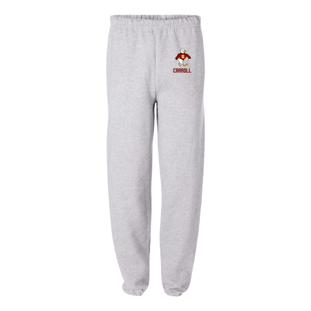 Salisbury University Basketball (M) Light Gray Sweatpants - #1 Elijah Carroll