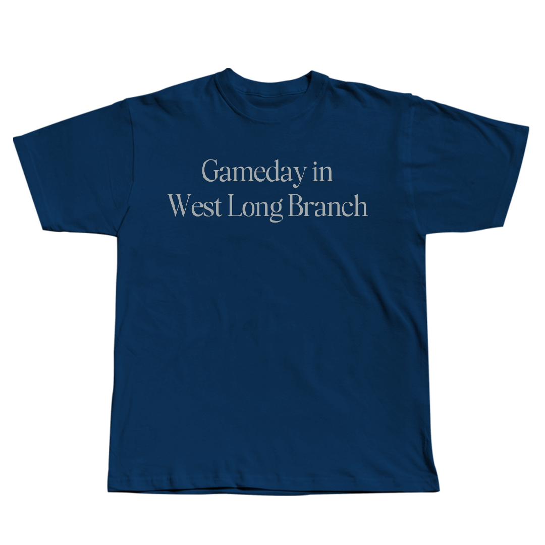 Monmouth University TF and XC Navy Gameday Tee - Rondé Washington