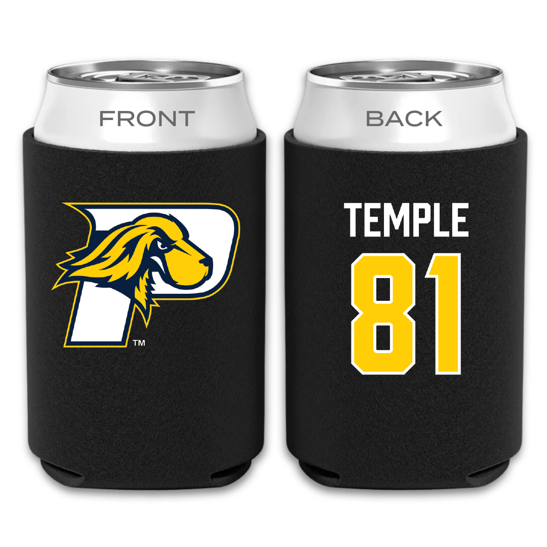 Pace University Football Black Can Cooler - #81 Elijah Temple