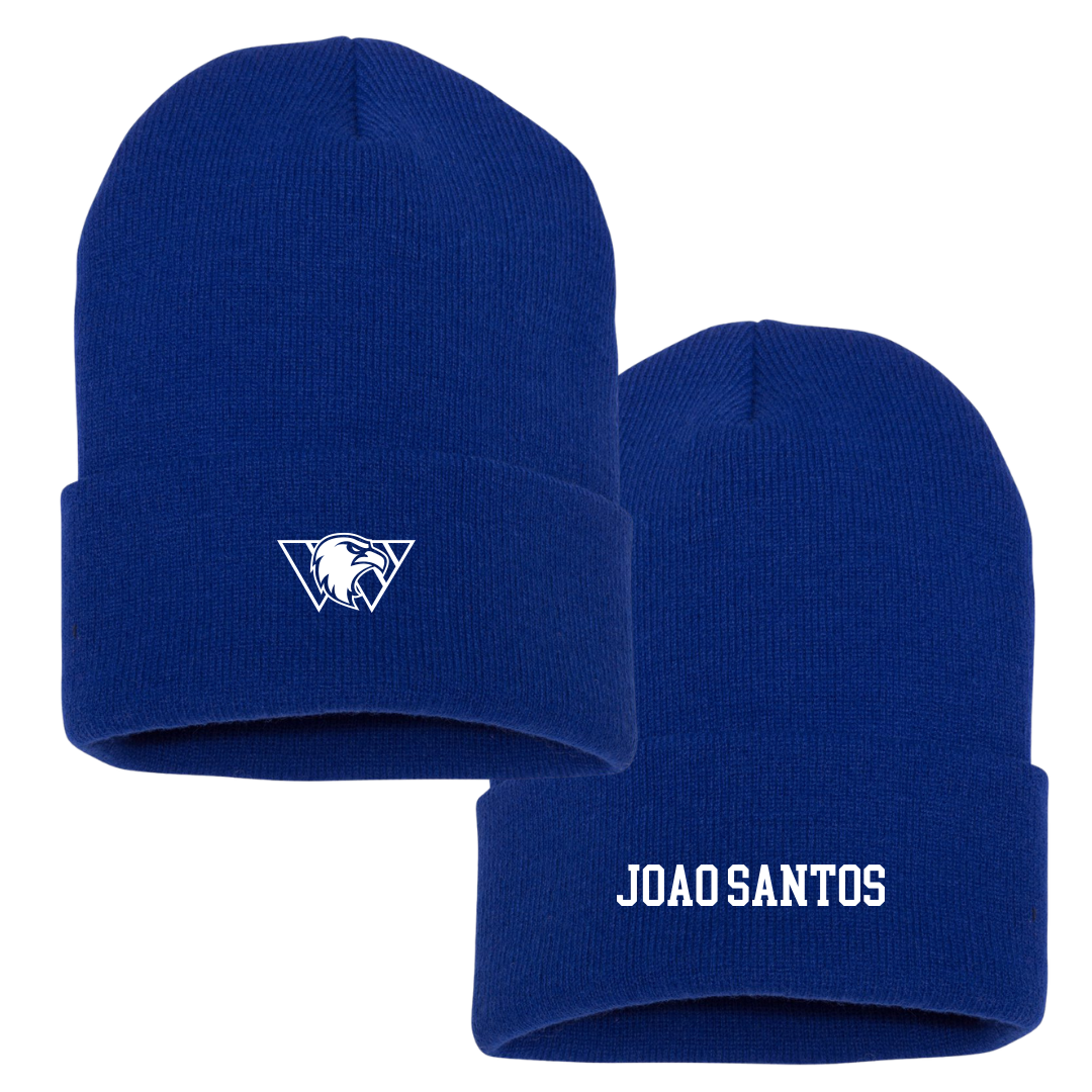 Williams Baptist University Soccer (M) Blue Beanie - #25 Joao Joao Santos