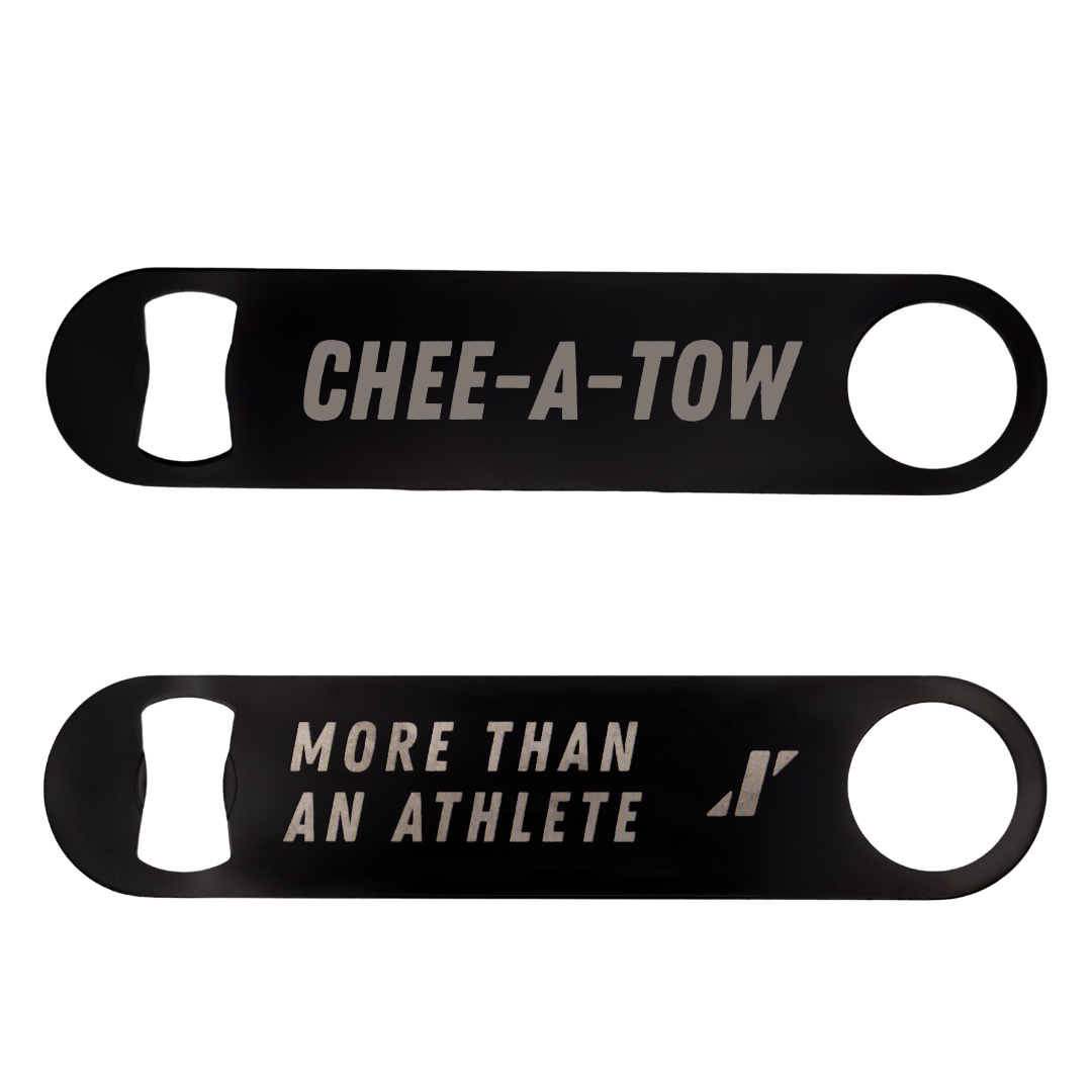 Adelphi University Swimming & Diving Black Bottle Opener - Jake Chee-A-Tow