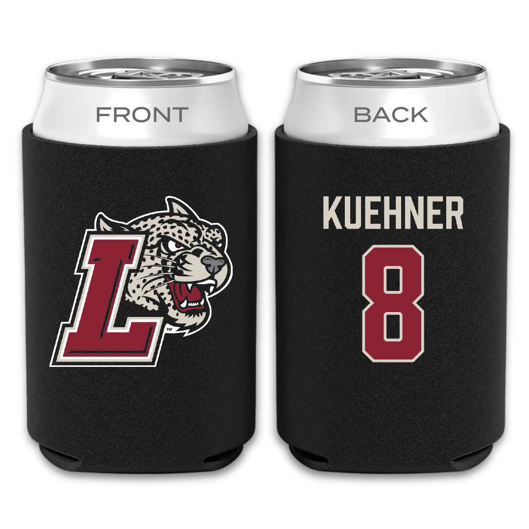 Lafayette College Football Black Can Cooler - #8 Mason Kuehner