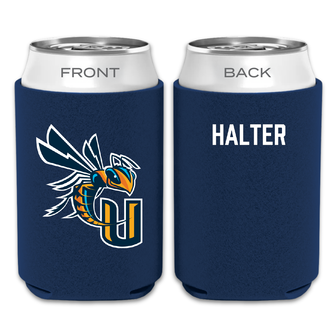 Cedarville University Cheer Navy Can Cooler - Katelyn Halter
