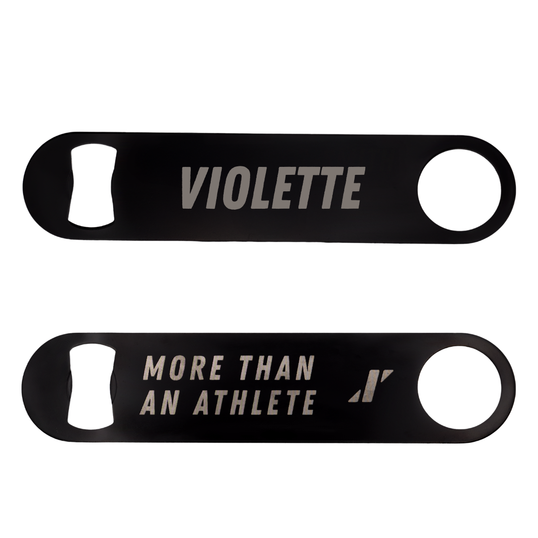 Worcester State University TF and XC Black Bottle Opener - Nicholas Violette