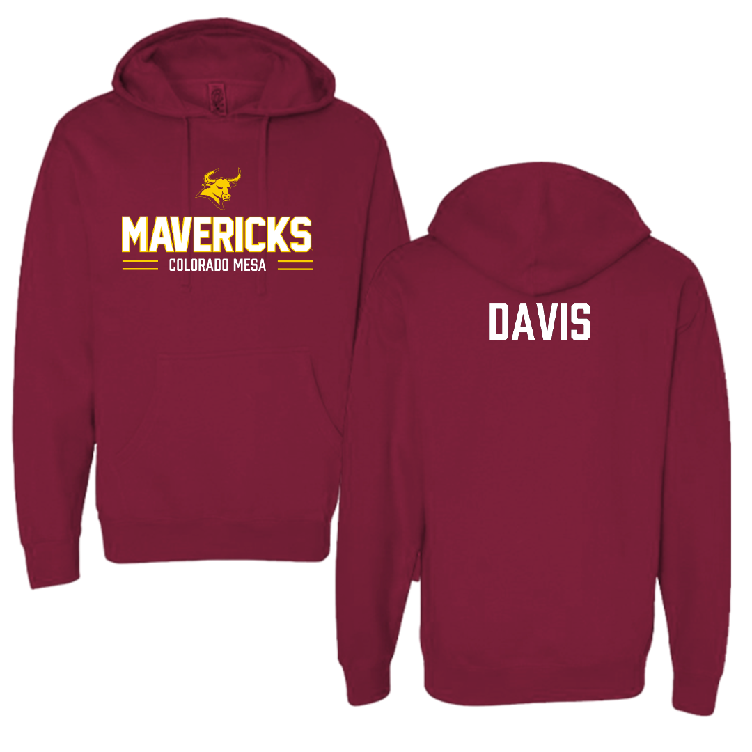 Colorado Mesa University TF and XC Maroon General Hoodie - Dillon Davis