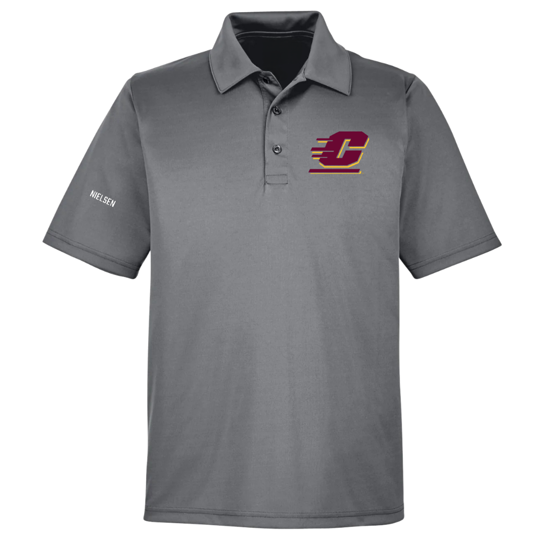 Central Michigan University TF and XC Light Gray Polo - Riley Nielsen