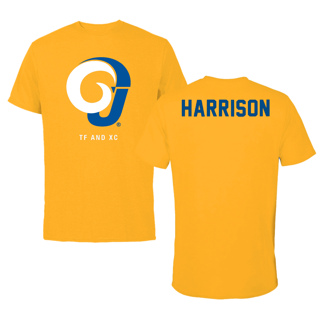 Angelo State University TF and XC Gold Performance Tee - Alliyah Harrison