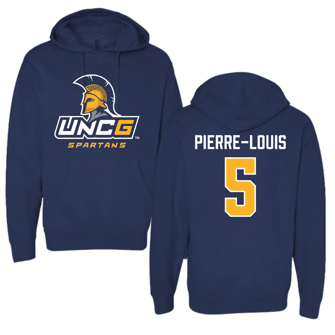 UNC Greensboro Basketball (W) Navy Hoodie - #5 Ella Pierre-Louis