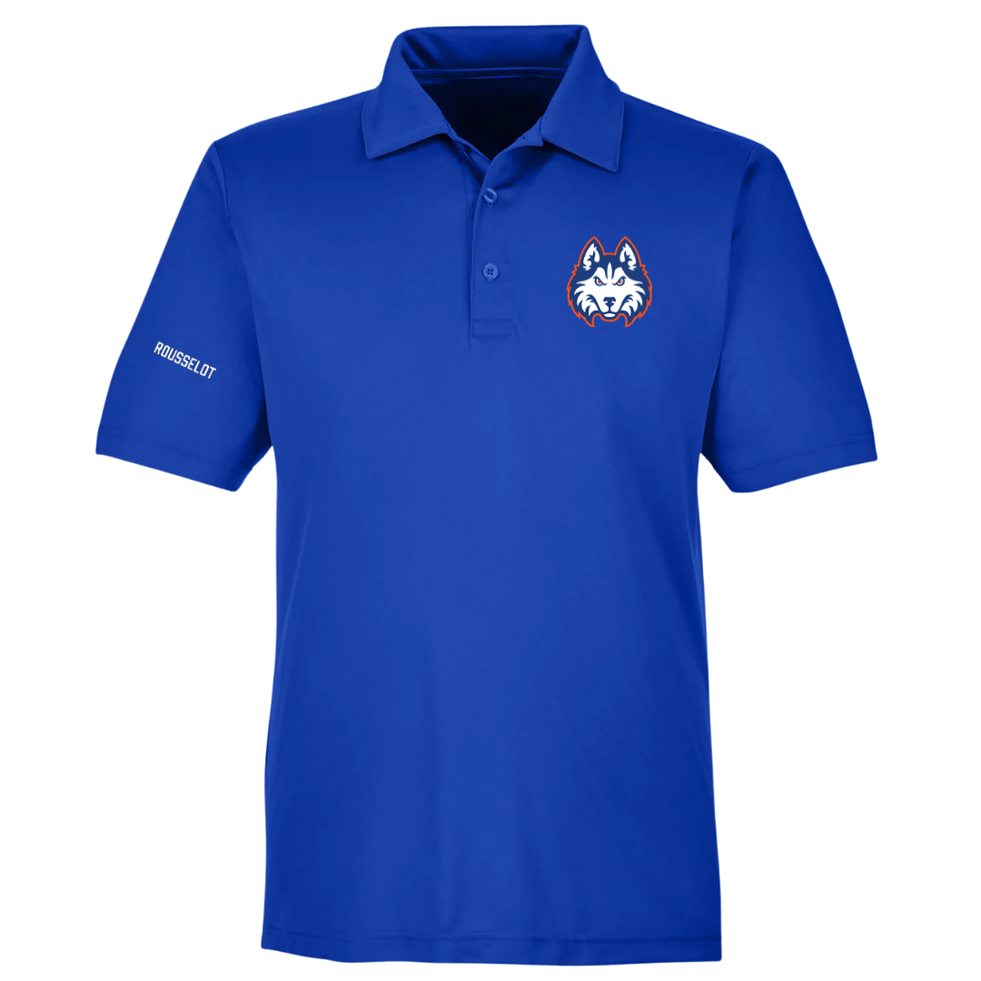 Houston Christian University Golf (W) Blue Polo - Lou Rousselot
