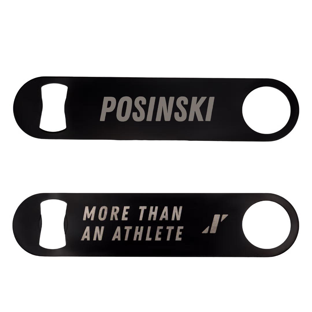 Swimming & Diving Black Bottle Opener - Zach Posinski