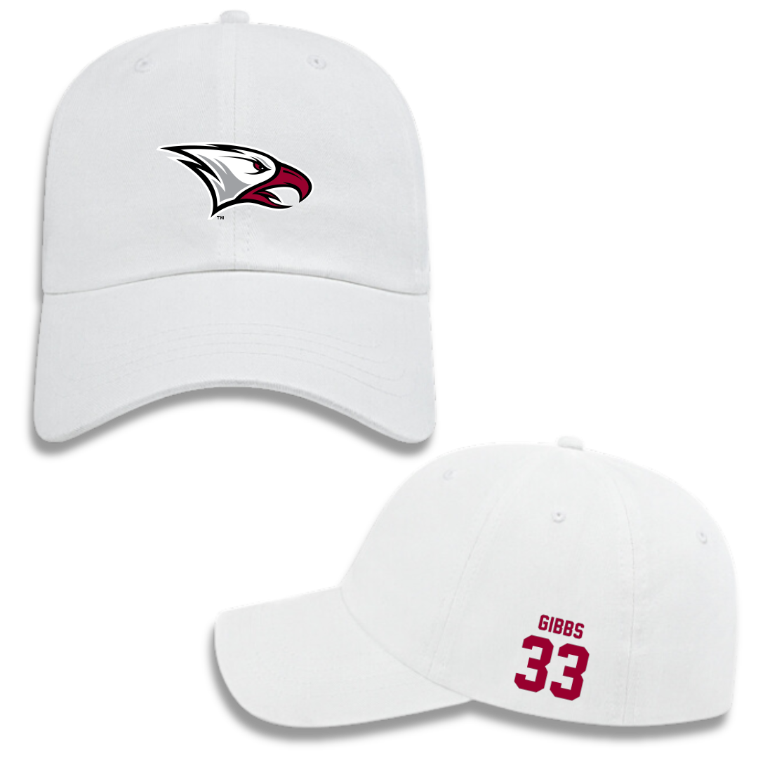 North Carolina Central University Football White Hat - #33 Jackson Gibbs