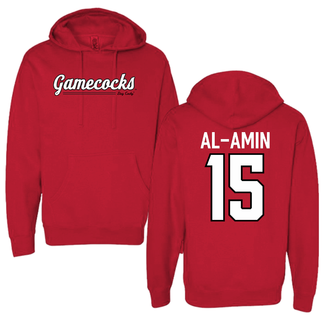 Jacksonville State University Football Red General Hoodie - #15 Jibreel Al-Amin