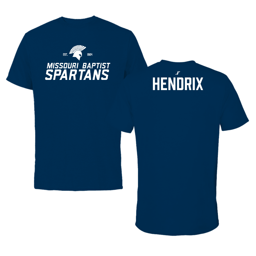 Missouri Baptist University Wrestling (M) Navy General Performance Tee - Wyatt Hendrix