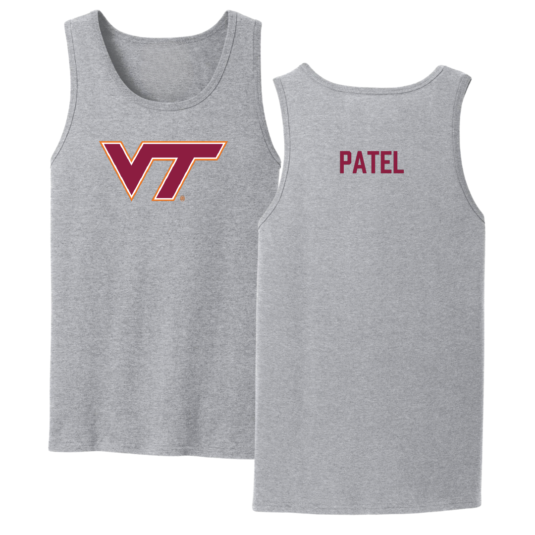 Virginia Tech Golf (M) Sport Gray Tank Top - Aiden Patel
