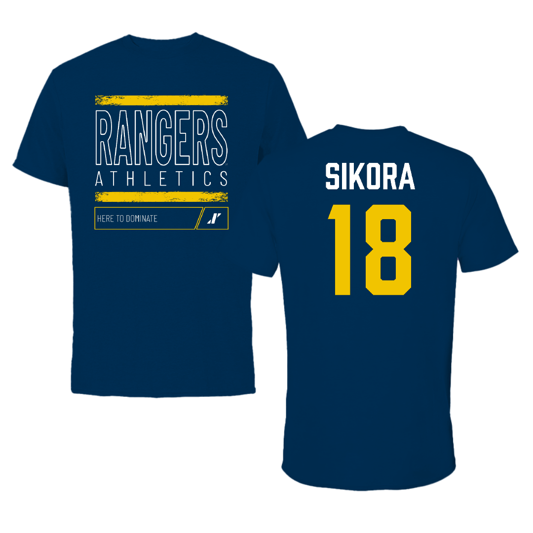 Regis University (Colorado) Softball Navy Dominate Tee - #18 Eleanor Sikora