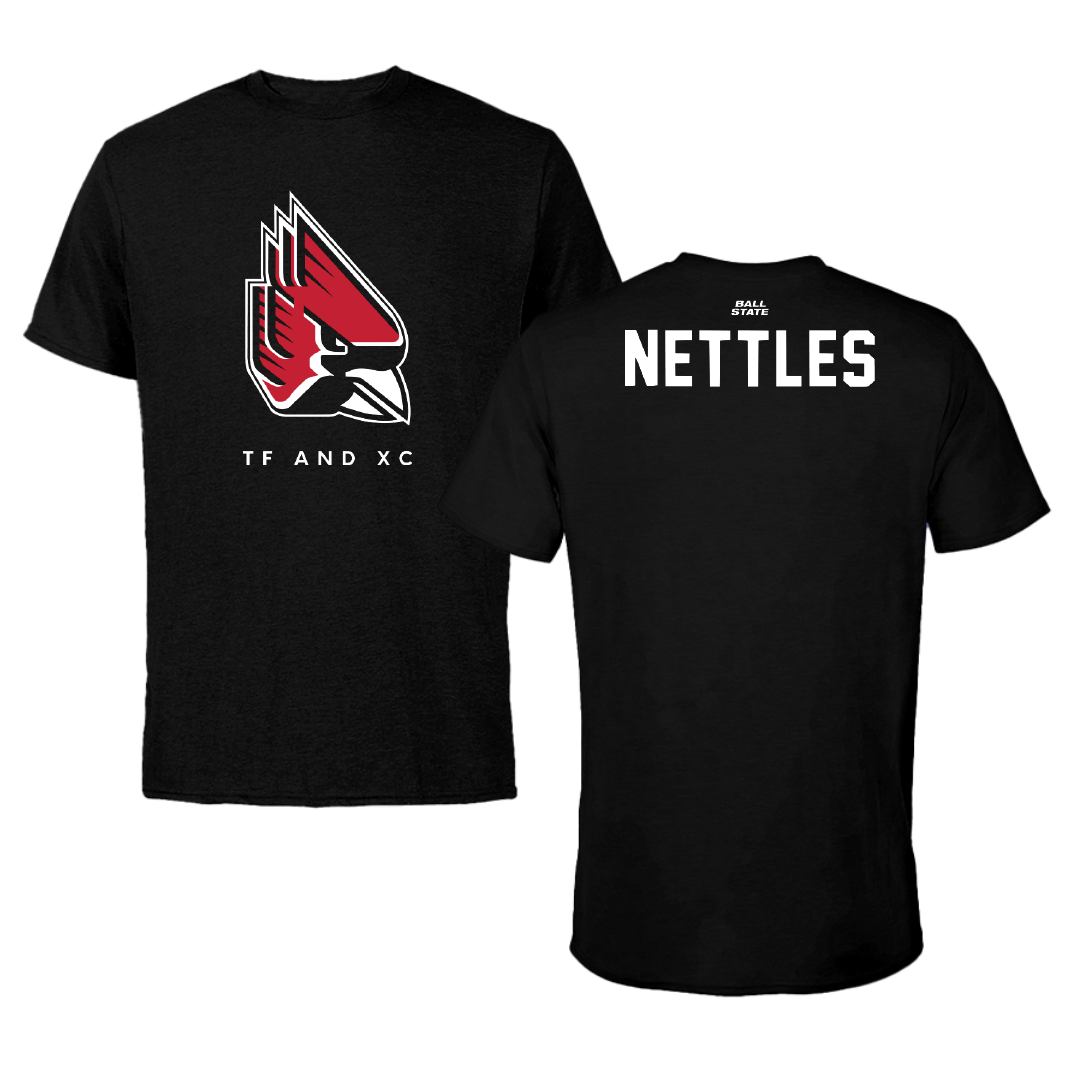 Ball State University TF and XC Black Tee - Kenli Nettles