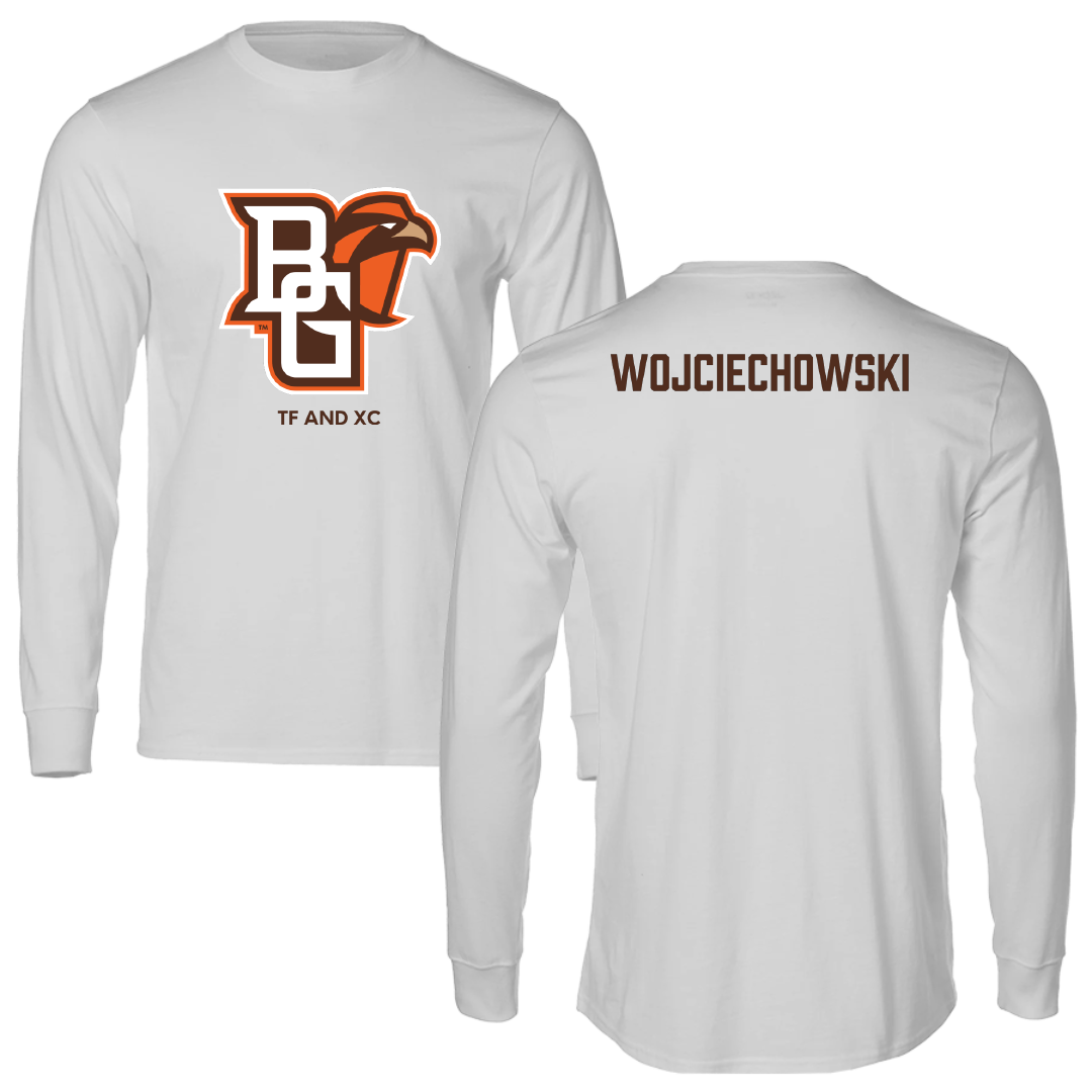 Bowling Green State University TF and XC Light Gray Performance Long Sleeve - Ava Wojciechowski