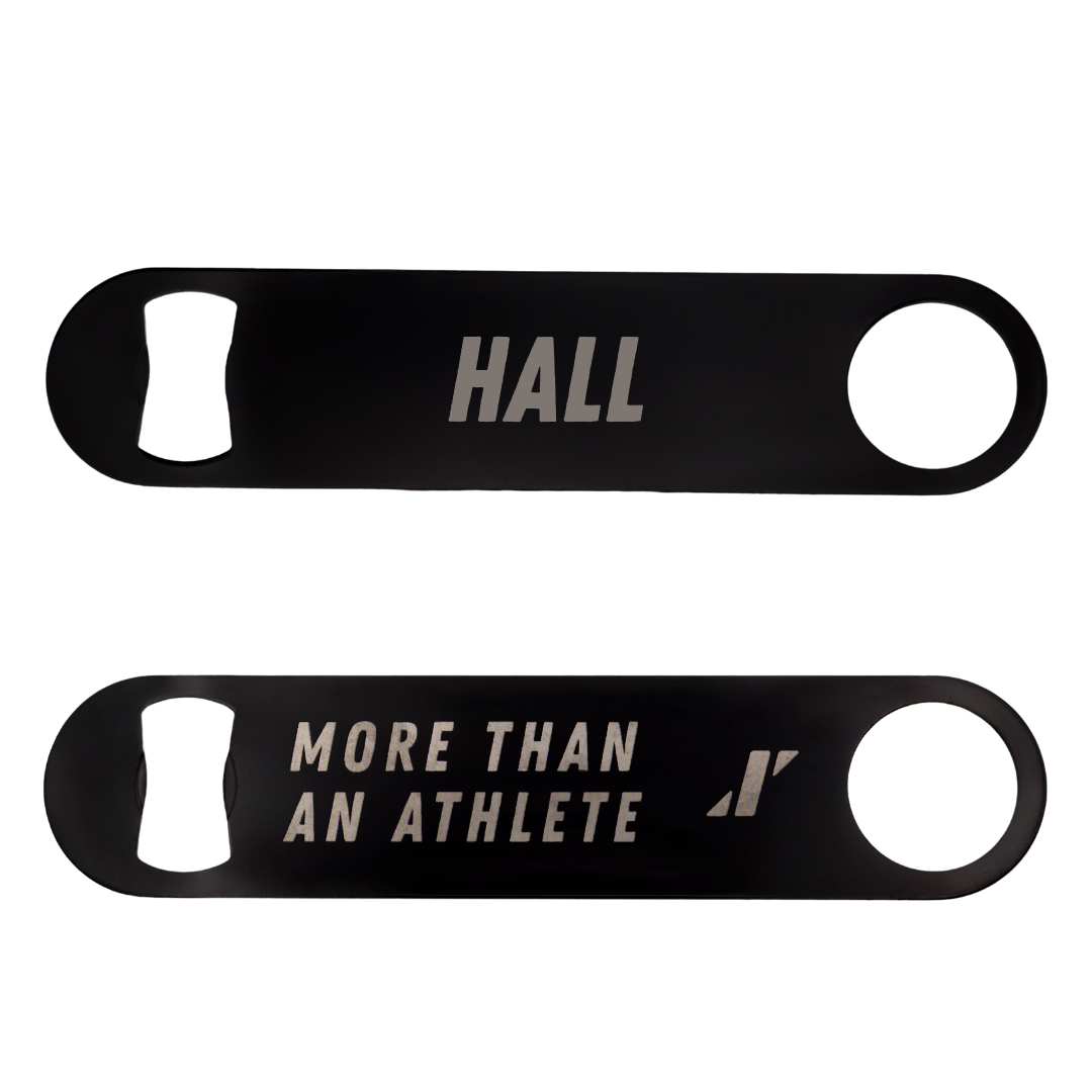 St. Bonaventure University Swimming & Diving Black Bottle Opener - Aiden Hall