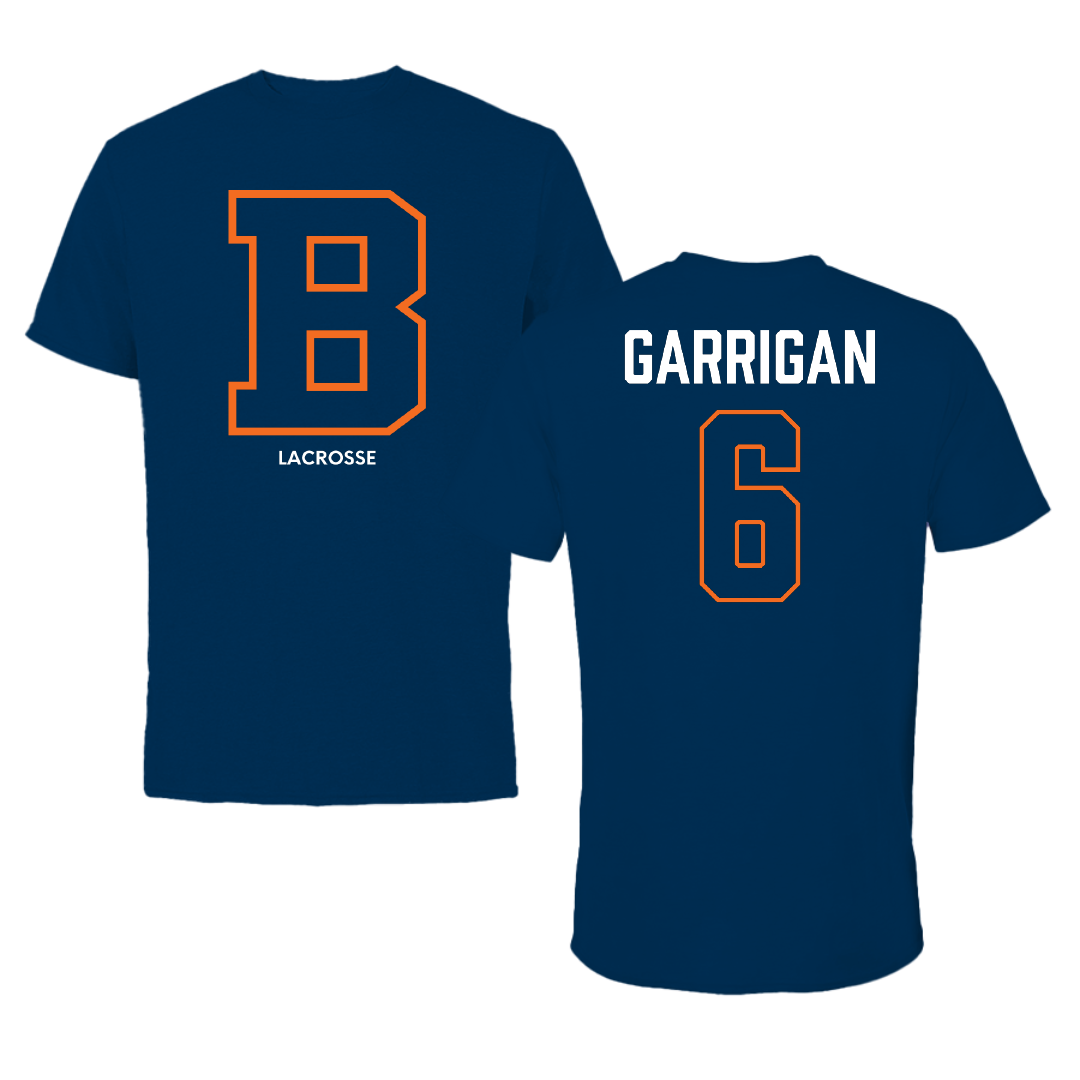 Bucknell University Lacrosse (M) Navy Tee - #6 Graham Garrigan