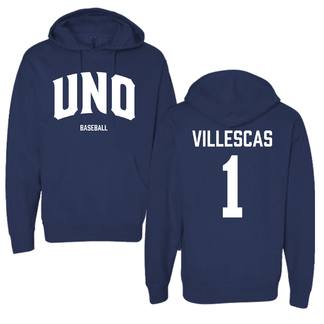 University of New Orleans Baseball Navy Hoodie - #1 Diego Villescas