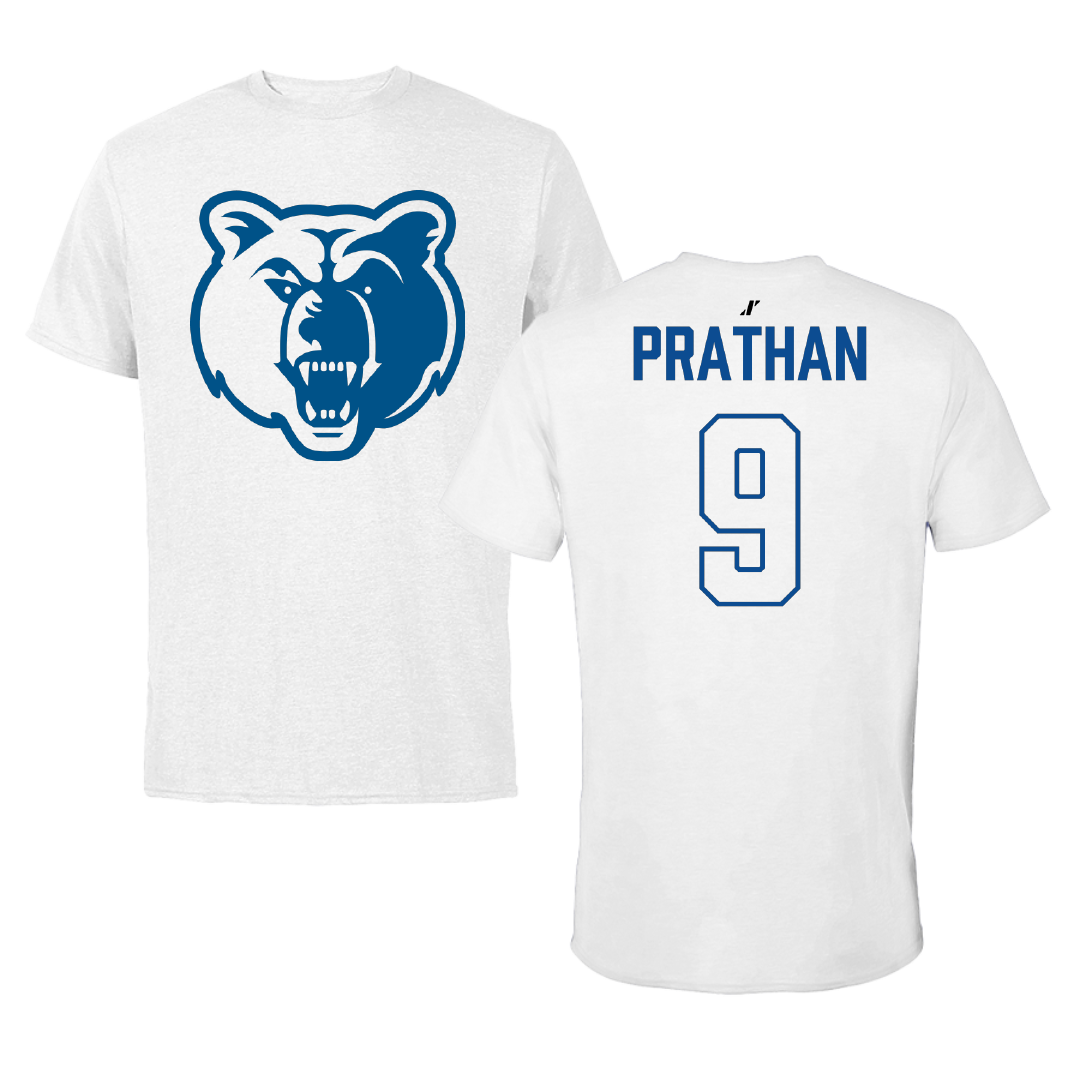 Salt Lake Community College Softball White Performance Tee - #9 Jazmine Prathan