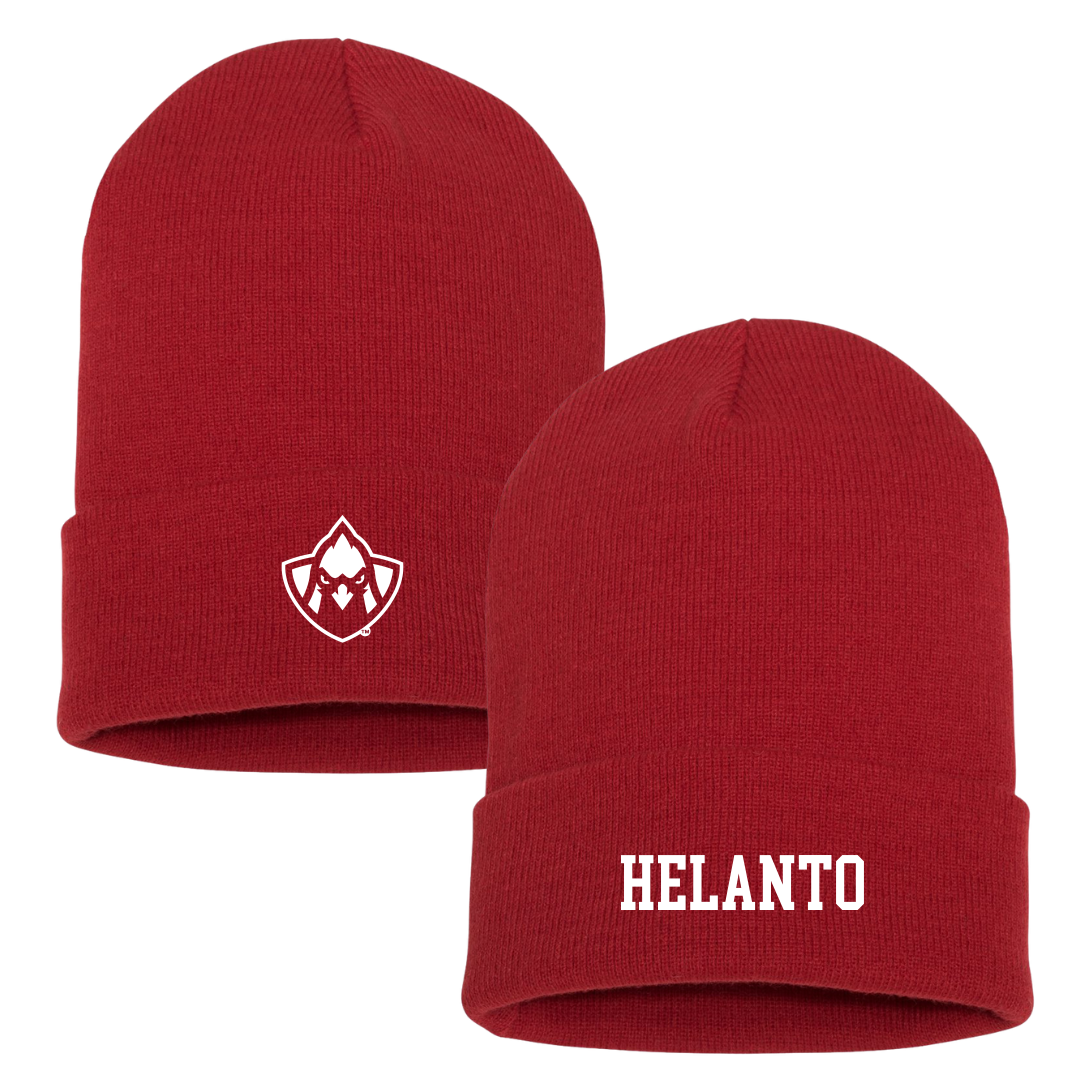 Trinity Valley Community College Dance Red Beanie - Estella Helanto