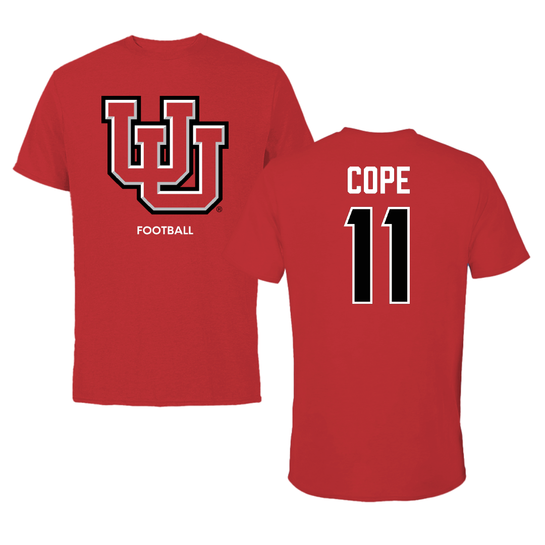 University of Utah Football Red Performance Tee - #11 Makai Cope