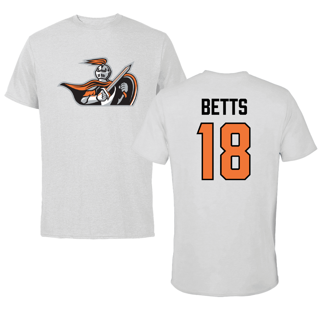 Heidelberg University Baseball Light Gray Performance Tee - #18 Simeon Betts
