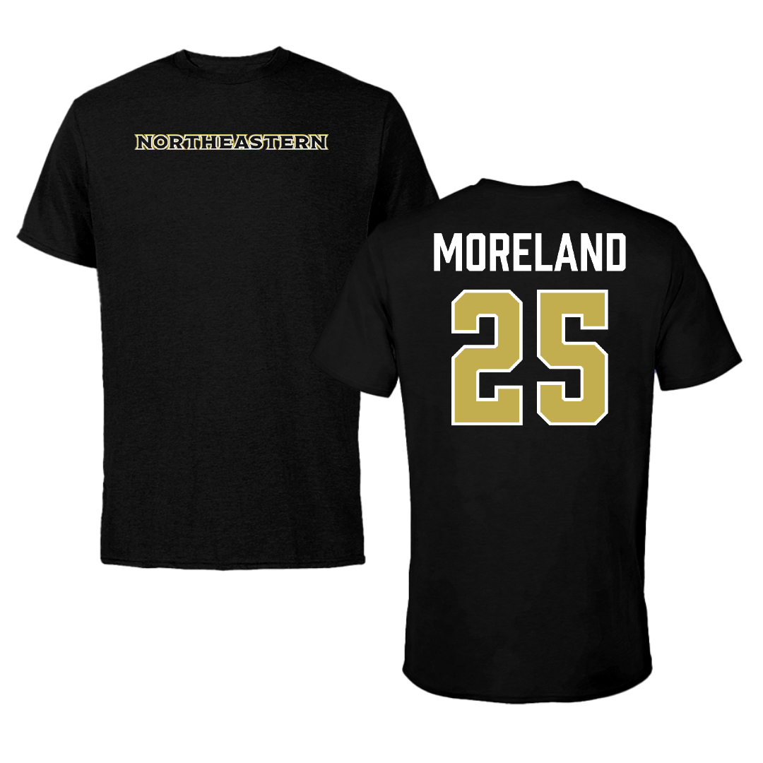Northeastern Junior College Soccer (W) Black Tee - #25 Trinity Moreland