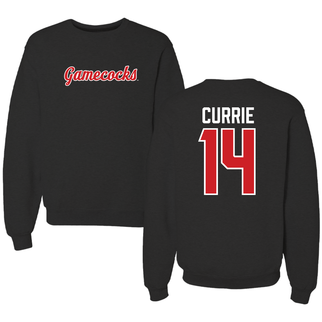 Jacksonville State University Softball Black Crewneck - #14 Sarah Currie