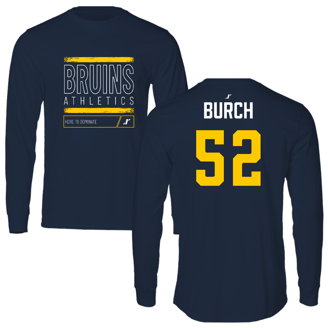 Carolina University Baseball Navy Dominate Long Sleeve - #52 Jaiden Burch