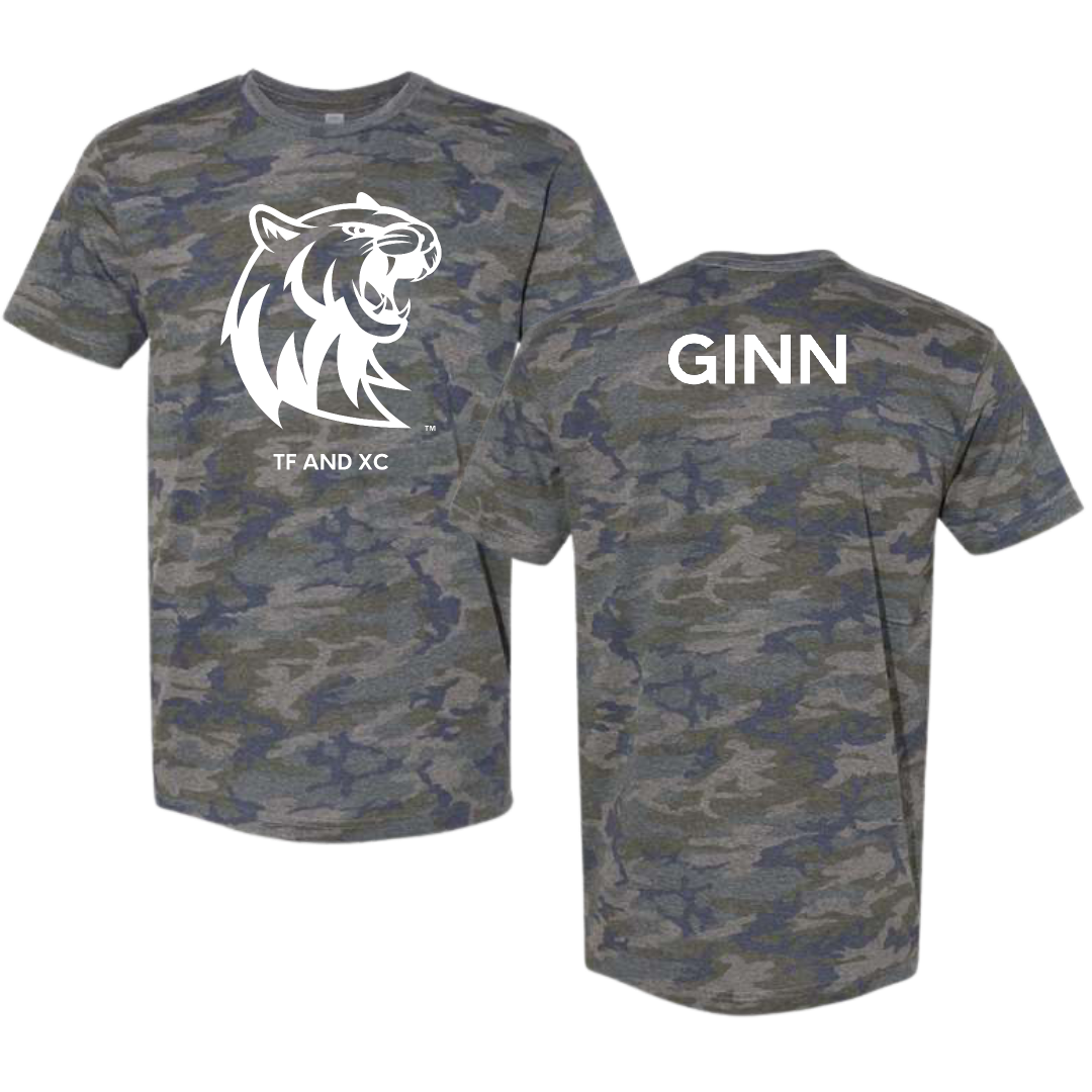 Rogers State University TF and XC Vintage Camo Tee - Kyle Ginn