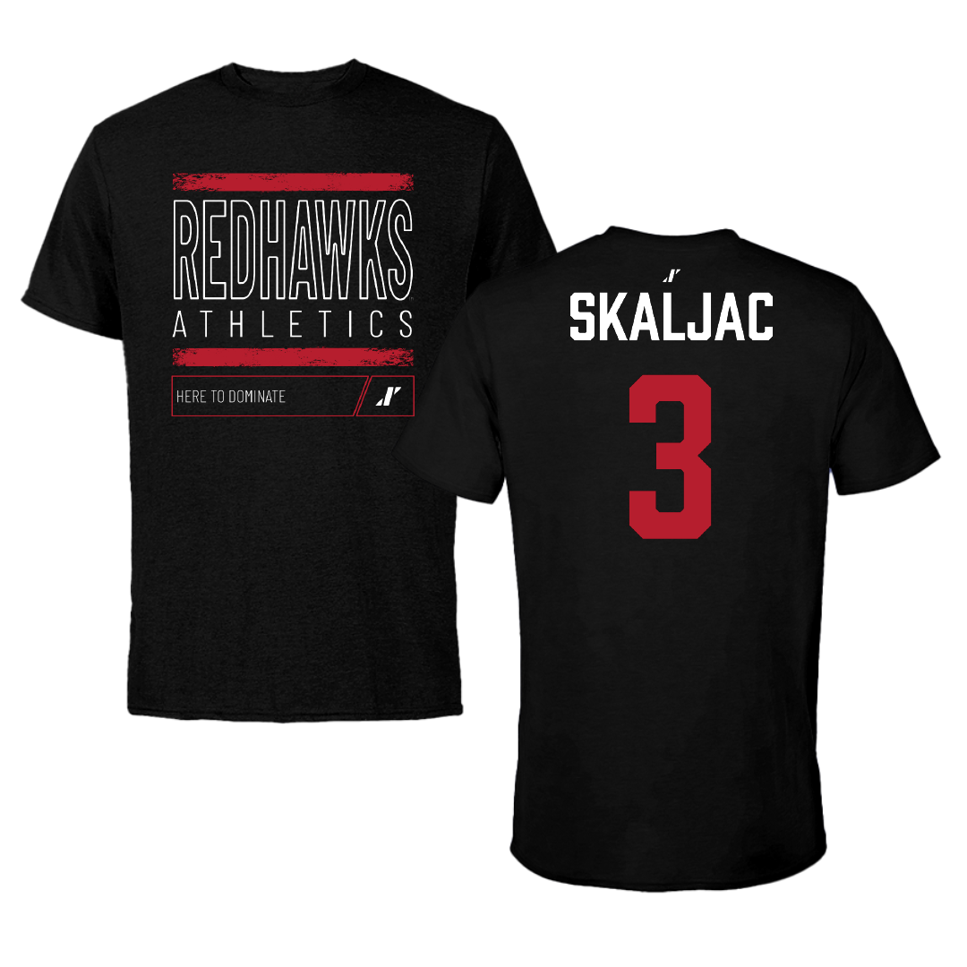 Miami University (Ohio) Basketball Black Dominate Tee - #3 Luke Skaljac